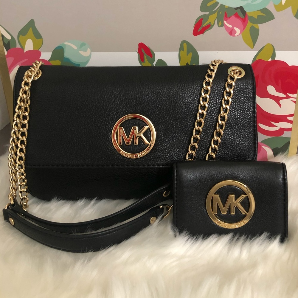 MICHAEL KORS ♥️ Small Fulton Leather Bag &  Wallet